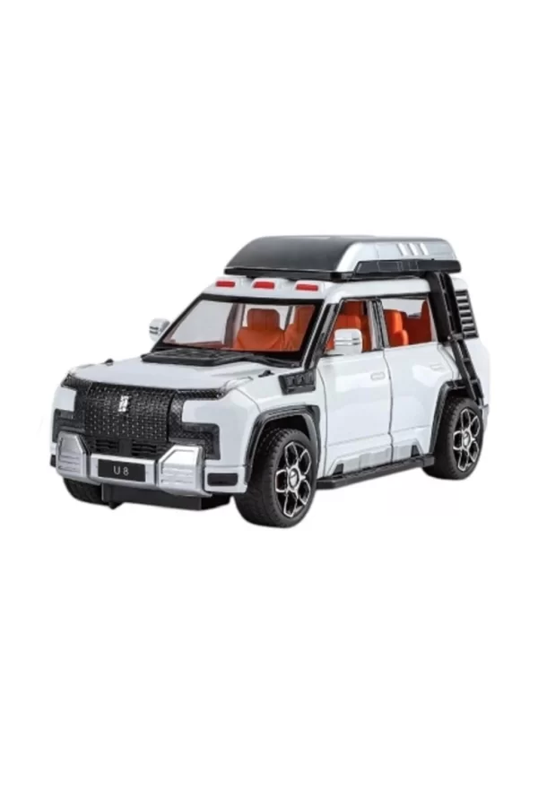 Nessiworld XHD-B2432 -Vardem Çek Bırak  Işıklı ve Sesli Kapıları Açılan Lr Jeep 1:24