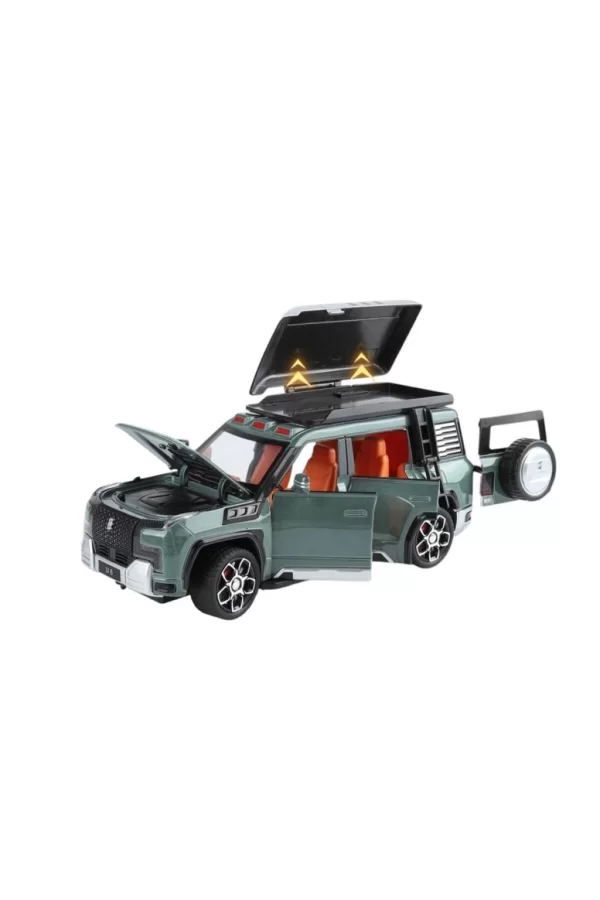 Nessiworld XHD-B2432 -Vardem Çek Bırak  Işıklı ve Sesli Kapıları Açılan Lr Jeep 1:24