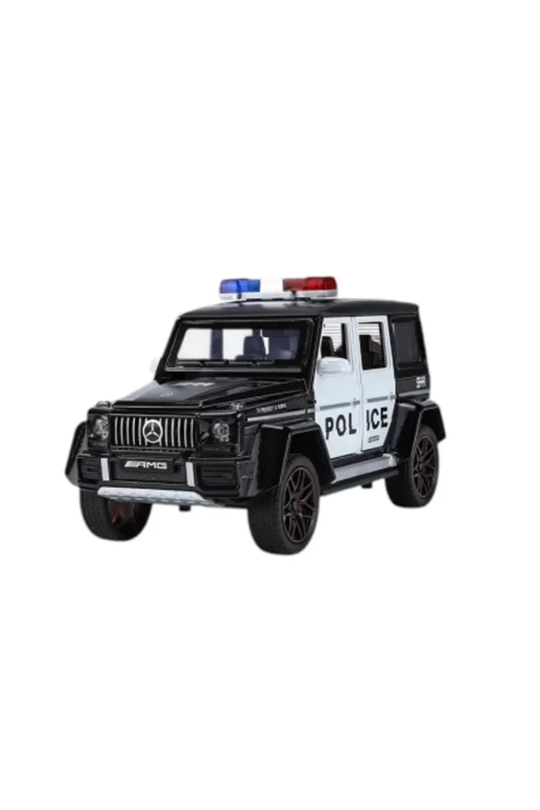 Nessiworld XHD-B2433 -Vardem  Çek Bırak Işıklı ve Sesli G Polis Metal Jeep 1:24