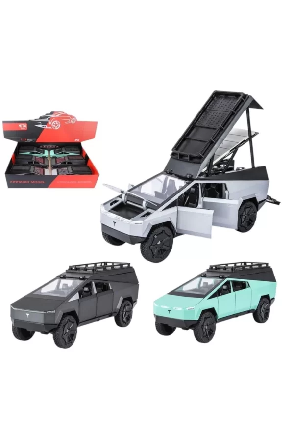 Nessiworld XHD-B2443 C-B -Vardem Çek Bırak  Işıklı ve Sesli Kapıları Açılan Tsl Araba 1:24
