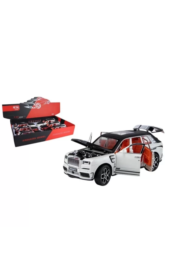Nessiworld ZHD-B2408 -Vardem Çek Bırak Işıklı ve Sesli Kapıları Açılan MRS Polis Araba 1:24