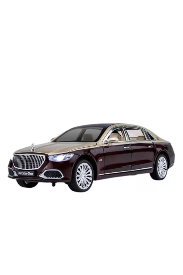 Nessiworld ZHD-B2409 - Vardem  Çek Bırak Işıklı ve Sesli Model MB Metal Araba 1:24