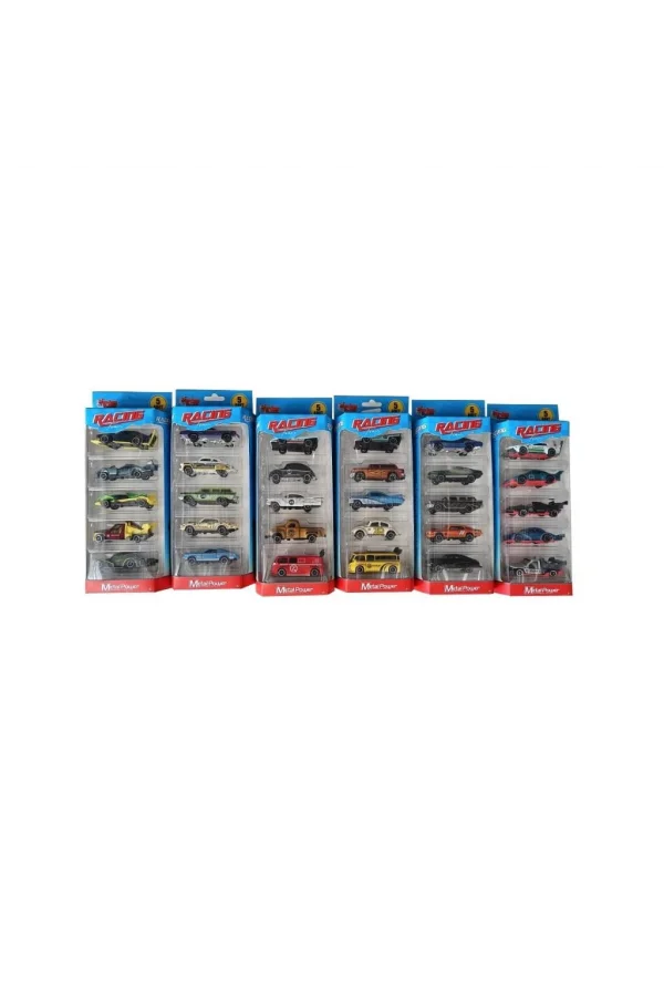 Nessiworld ZQ11315 KARTELA 1 64 METAL 5Lİ ARABA