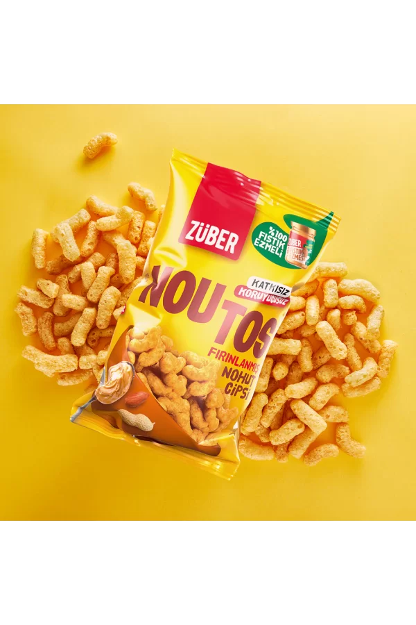 Nessiworld  Züber Noutos Fırın Nohut Cipsi 55 Gr Fıstık