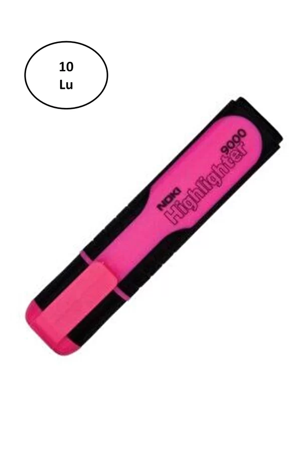 Noki Fosforlu Kalem Pembe 10lu