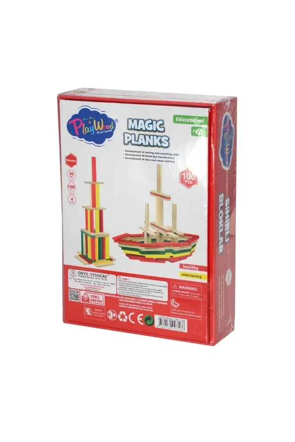 Ony-358	ahşap 100 Parça Sihirli Bloklar