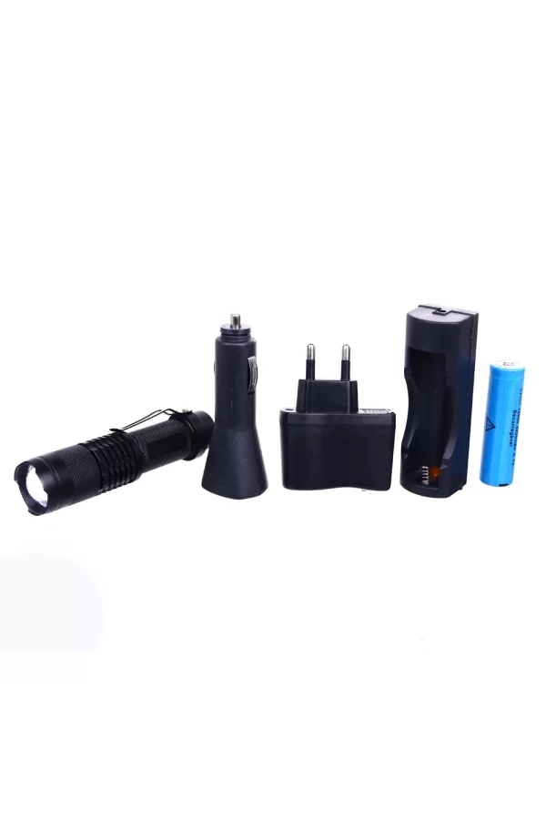 Orjinal 800 Lümen T6 Şarjlı El Feneri  Wt-086