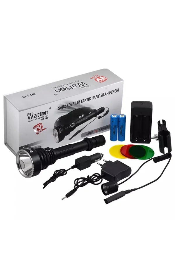 Orjinal 800 Lümen Tx6 Özel Avcı Feneri  Wt-148