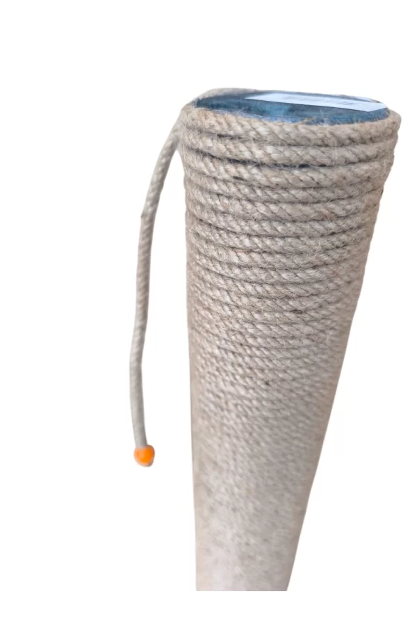 Oval Tabanlı Organik Jut Halat Sargı Kedi Tırmalama Tahtası 40 cm