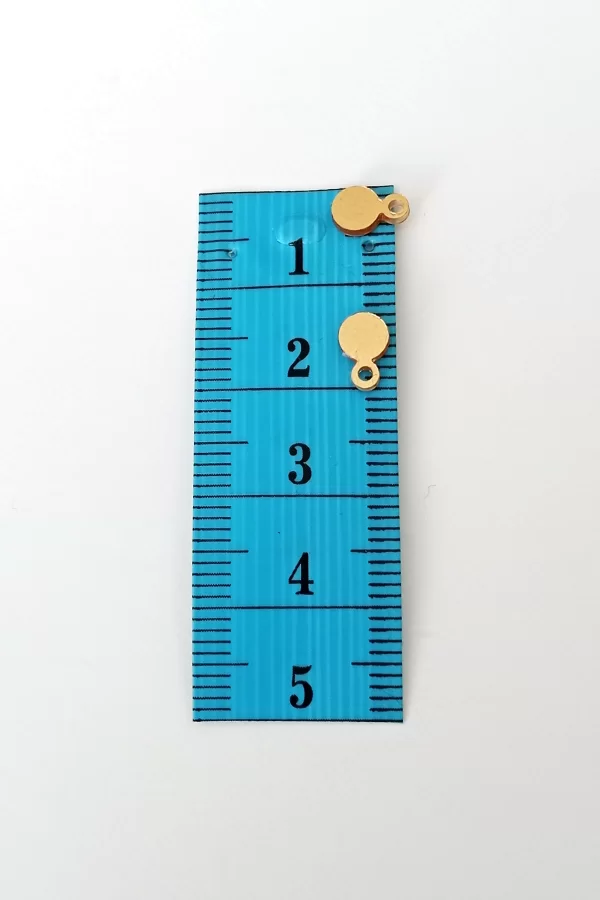 Oya Abiye Bileklik Kolye Pleksi Metalik Plastik Pul Altın Renk 24 gram 450 adet - BNC557