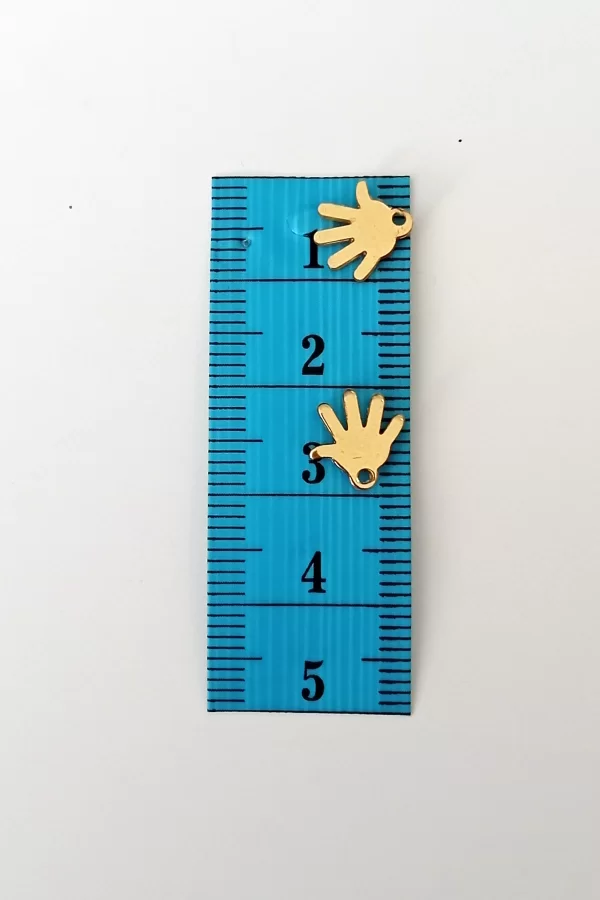 Oya Abiye Bileklik Kolye Pleksi Metalik Plastik Pul Altın Renk 8 gram 100 adet - BNC485