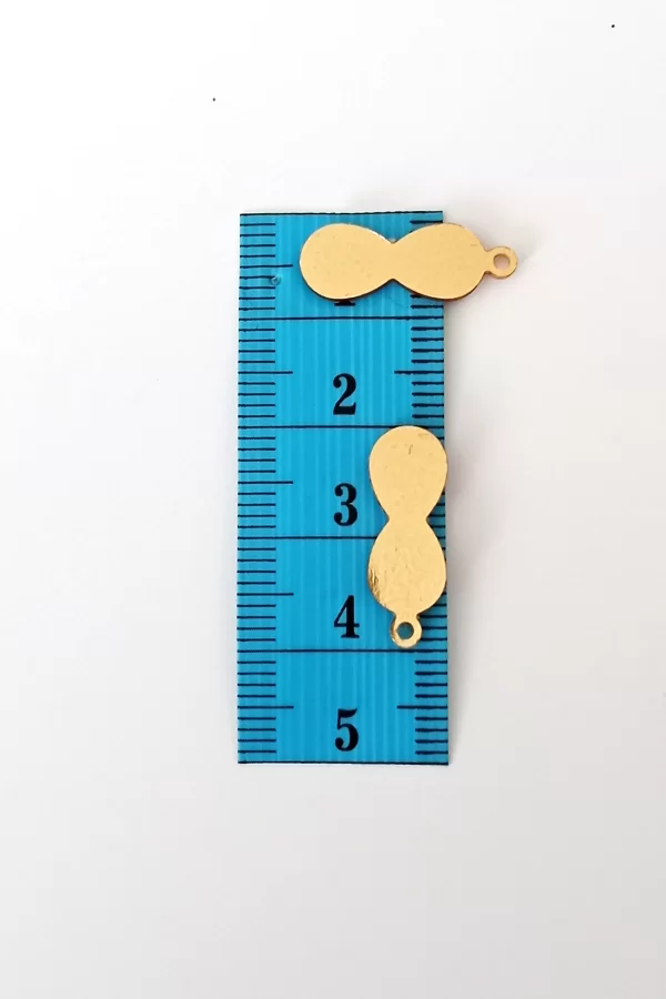 Oya Abiye Bileklik Kolye Pleksi Metalik Plastik Pul Altın Renk 8 gram 40 adet - BNC480