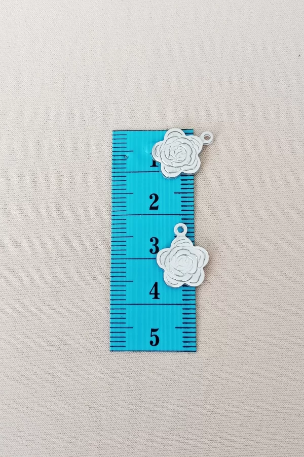 Oya Abiye Bileklik Kolye Pleksi Metalik Plastik Pul Gümüş Renk 24 gram 120 adet - BNC584