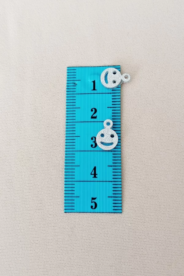 Oya Abiye Bileklik Kolye Pleksi Metalik Plastik Pul Gümüş Renk 24 gram 255 adet - BNC585