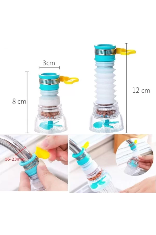 Oynar Başlıklı  Pervaneli Taşlı Musluk Başlığı
