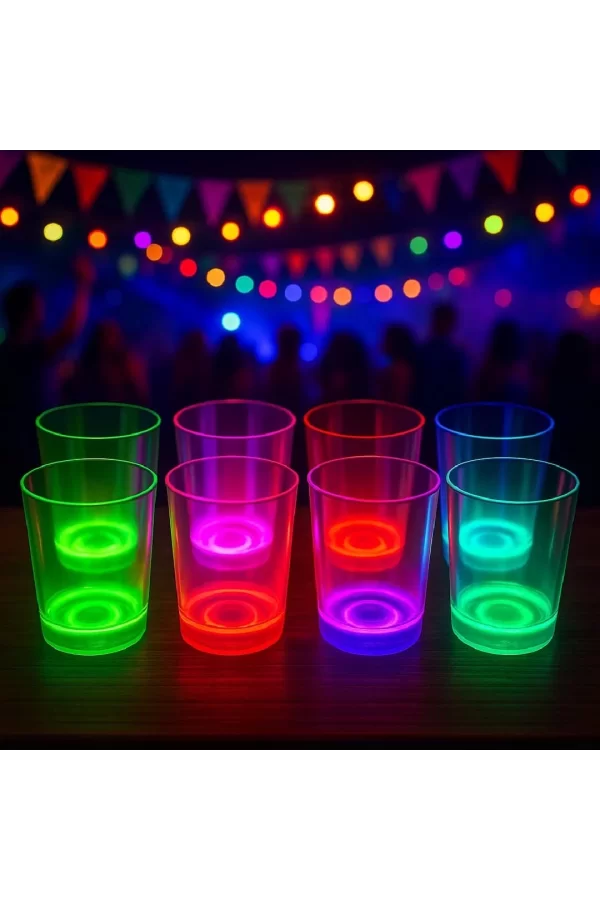 Partyglow Neon Mavi Bardak 8.5 X 10.5 Cm
