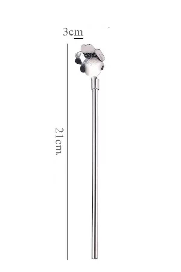 Paslanmaz Metal 2 Li Kaşıklı Pipet Fırça Seti