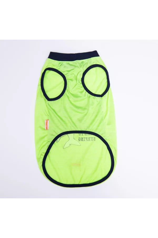 Pawstar Green Shark Büyük T-shirt 4XLarge  47X55X72 CM
