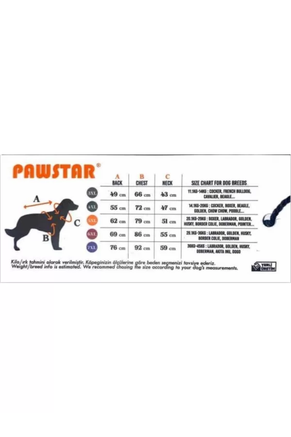 Pawstar Green Shark Büyük T-shirt 4XLarge  47X55X72 CM