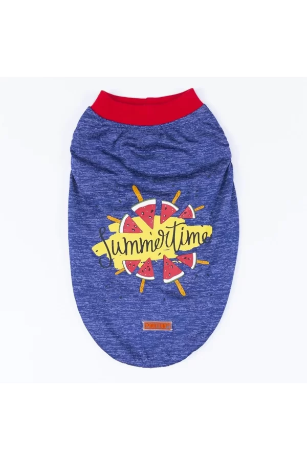 Pawstar Navy Blue Summer Time Tişört XLarge 34*38*55 cm