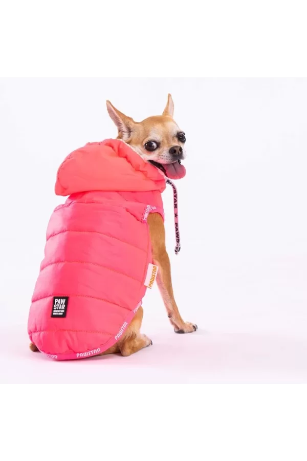 Pawstar Neon Fuchsia Railway Vest Köpek Montu X Large 34x38x55 cm