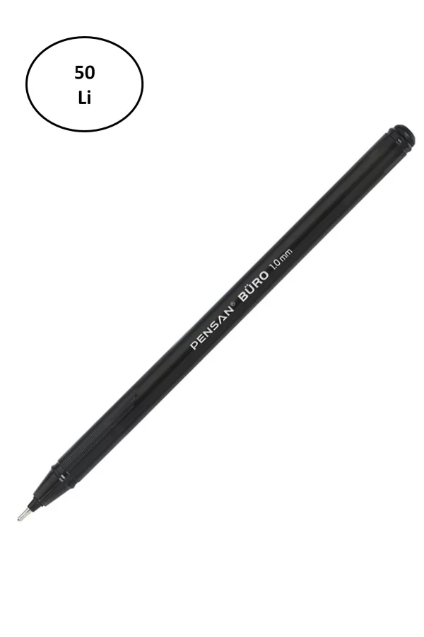 Pensan Tükenmez Kalem 2270 Büro Tipi 1 Mm Siyah 50li