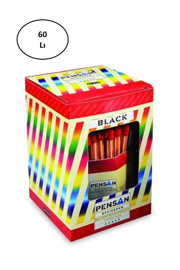 Pensan Tükenmez Kalem Offispen 1 Mm Kırmızı 60lı