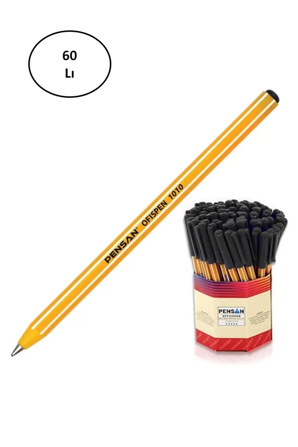 Pensan Tükenmez Kalem Offispen 1 Mm Siyah 60lı