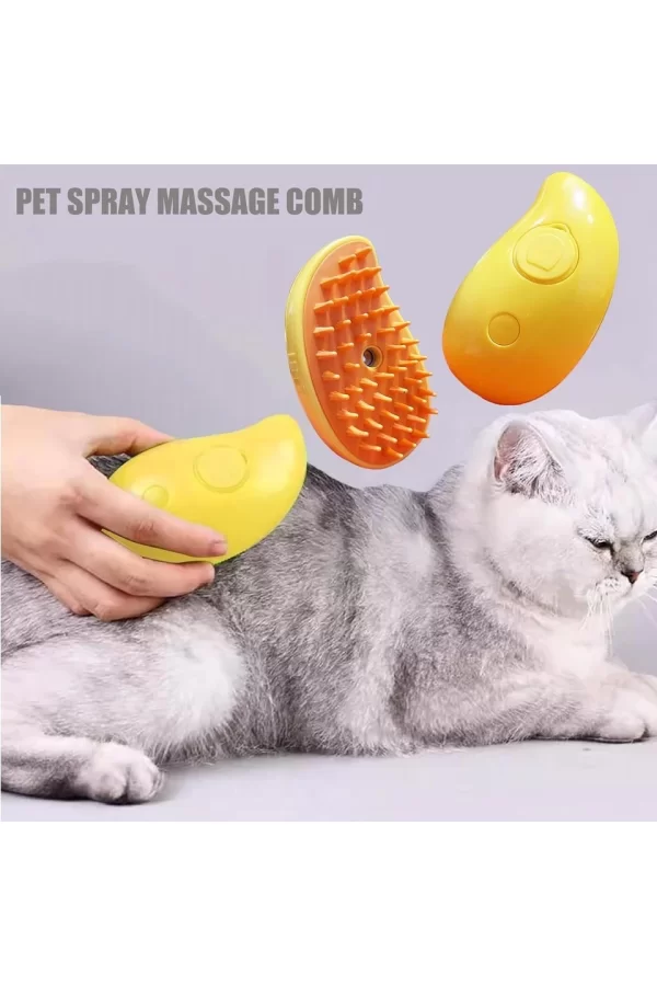 Pet Brush Buharlı Şarjlı Kedi Köpek Yıkama Aparatı