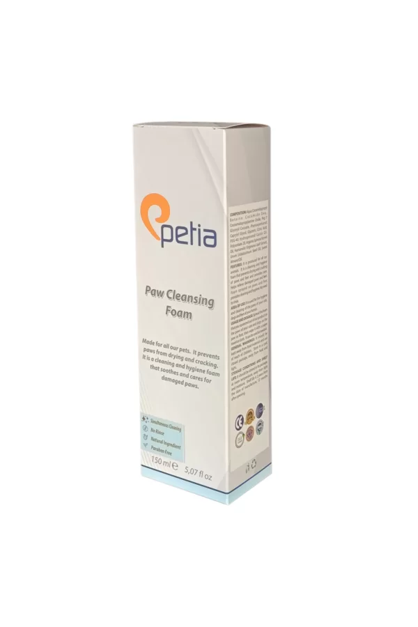 Petia Paw Cleansing Foam Doğal Kedi Köpek Pati Temizleme Köpüğü 150 ml