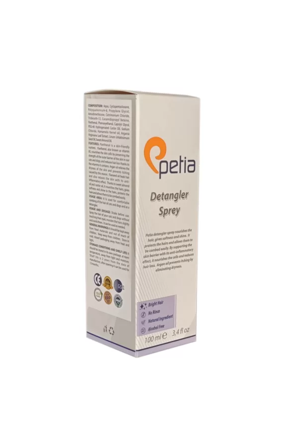 Petia Paw Detagler Sprey Doğal Kedi Köpek Kıtık Açıcı Spreyi 100 ml