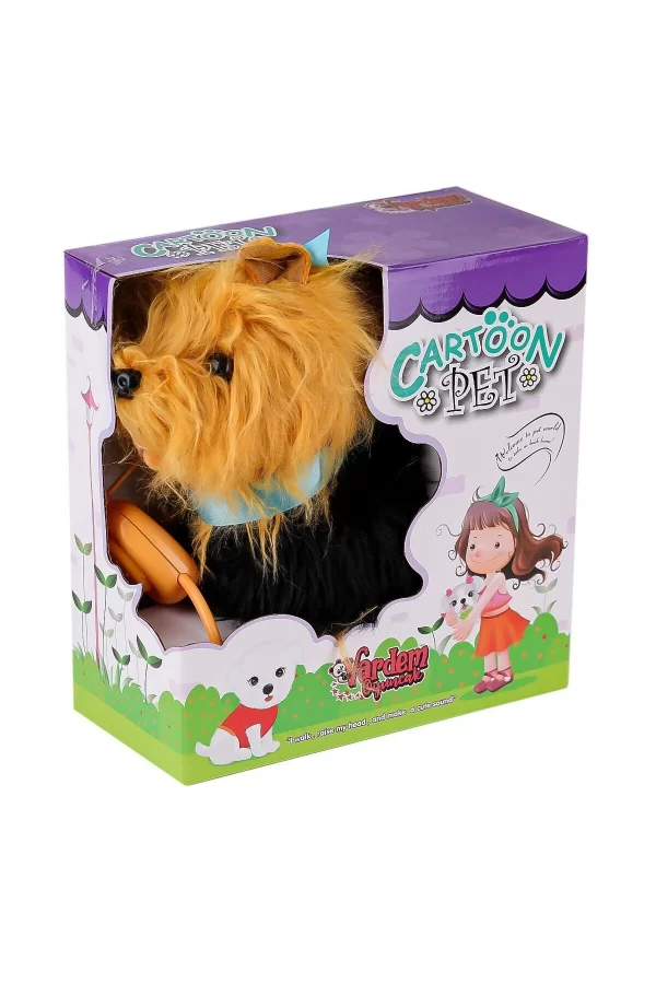 Pftb267 Yürüyen Tasmalı Peluş Köpek