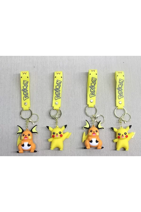 Pikachu Silikon Anahtarlık Alk4252