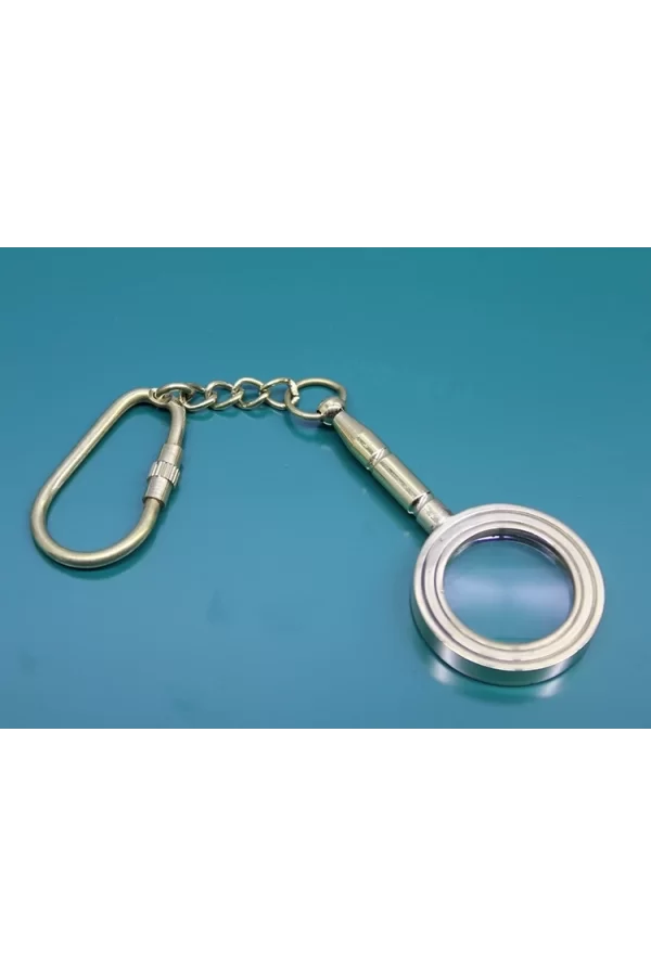 Pirinç Büyüteç Anahtarlık 2589