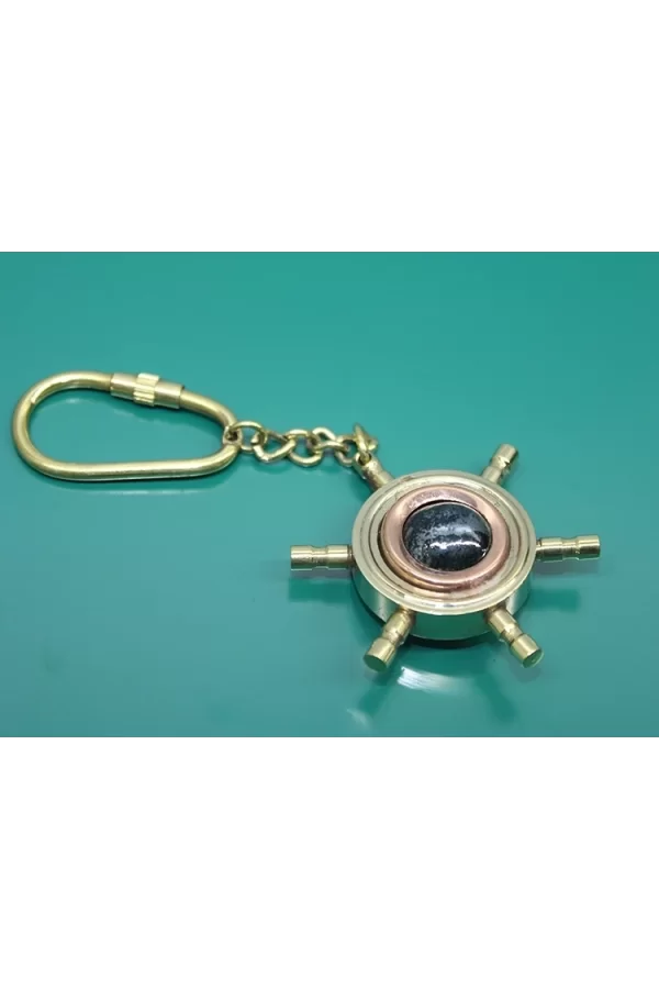 Pirinç Pusula Anahtarlık 2355f