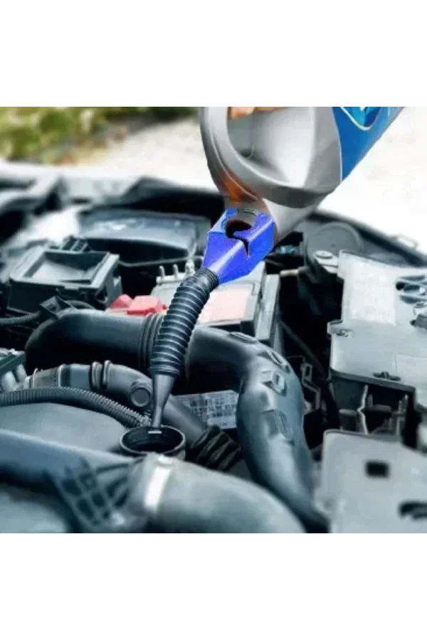 Plastik Araç Motosiklet Motor Yağ Hunisi Sıvı Aktarım Mazot Benzin Yağ Hunisi