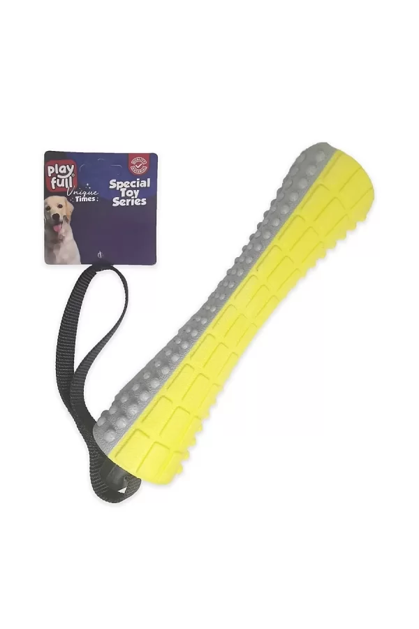 Playfull Sesli Lüx Köpek Eğitim Oyuncağı 37x5 Cm Sarı