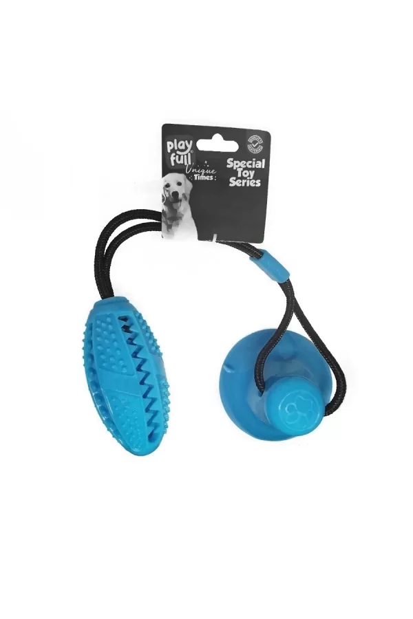 Playfull Yapışkanlı Ödül Hazneli Köpek Oyuncağı 5x12x56 Cm Mavi
