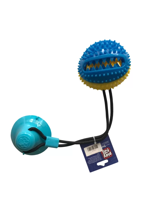 Playfull Yapışkanlı Ödül Hazneli Köpek Oyuncağı 7x9x54 Cm Mavi