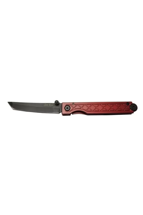 Pocket Samurai 7425 Rd Kırmızı Kamp / Outdoor Çakı 18cm - Manuel, Kemerlikli, Kutulu