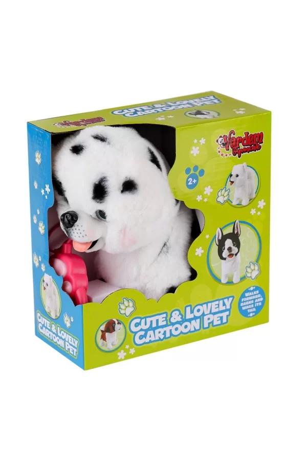 Pr66022-25 Yürüyen Tasmalı Peluş Köpek
