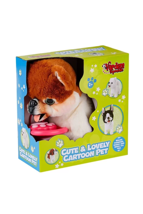 Pr66699-26 Yürüyen Tasmalı Peluş Köpek