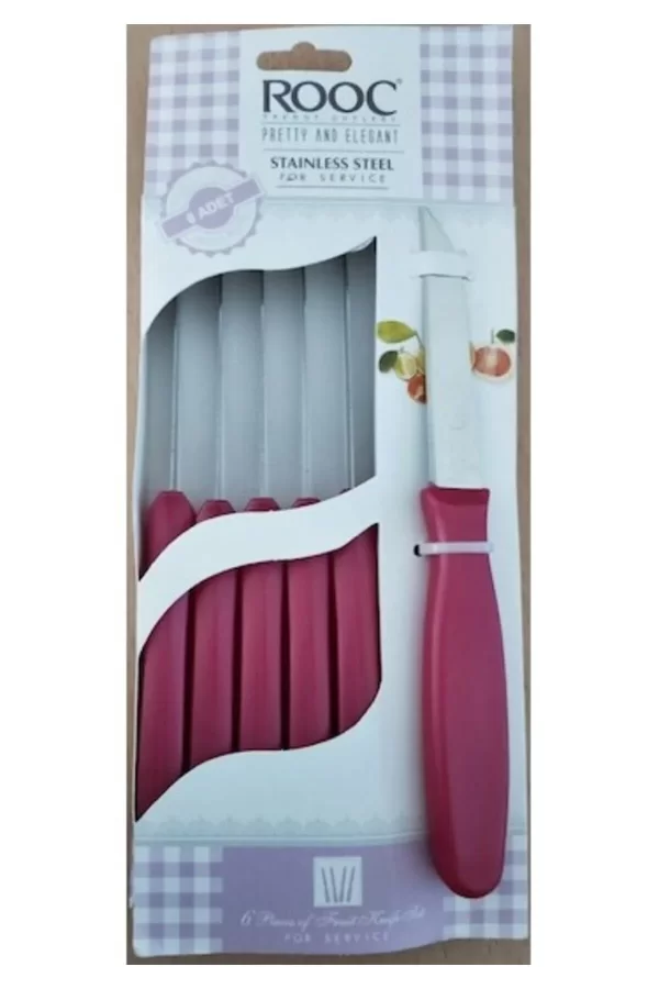 Prety 6lı Meyve Bıçak Seti Royaleks-MYV-06