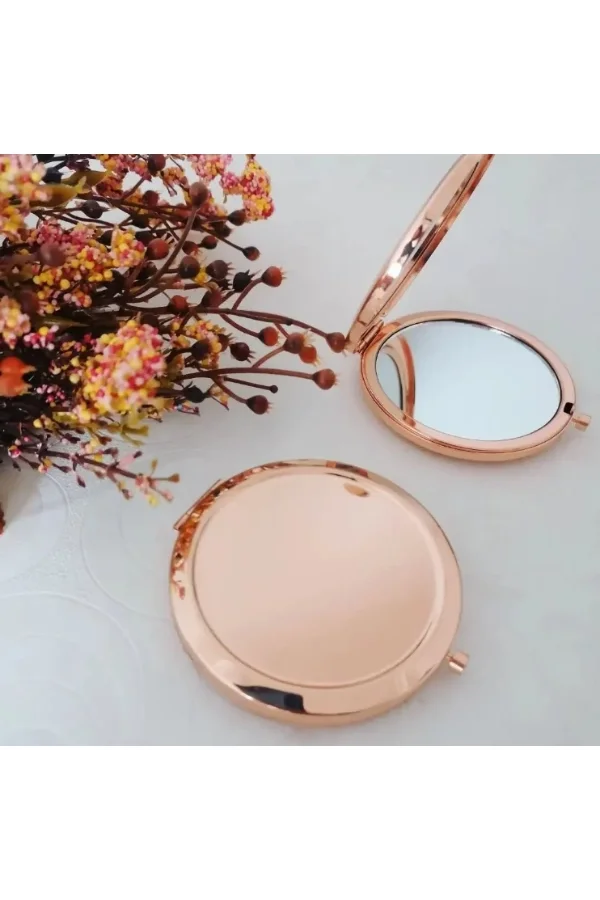 Promosyon Cep Aynası (Rose Renk)