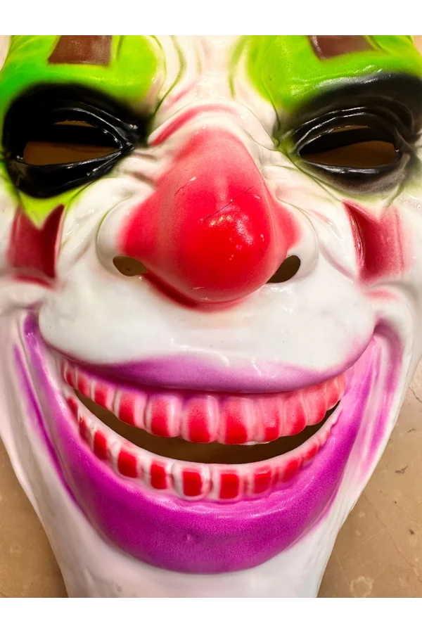 Psikopat Palyaço Temalı Joker Maskesi