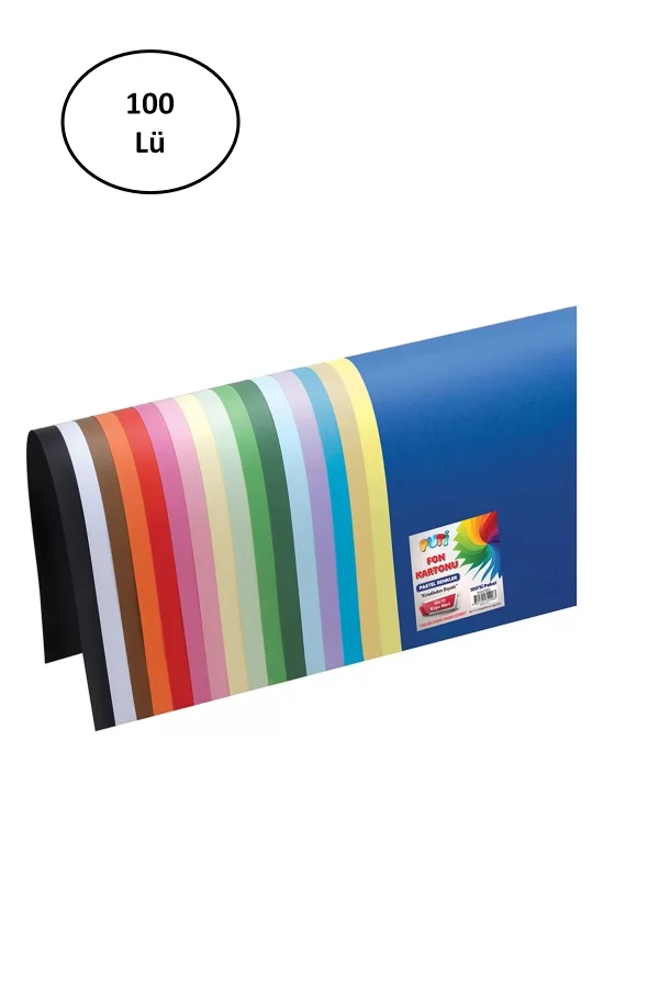 Puti 2076 Fon Kartonu 50X70 Cm 100Lü Açık Yeşil