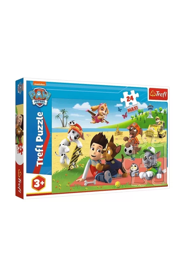 Puzzle-14346 Paw Patrol 24 Parça Maxi Çocuk Puzzle -vardem