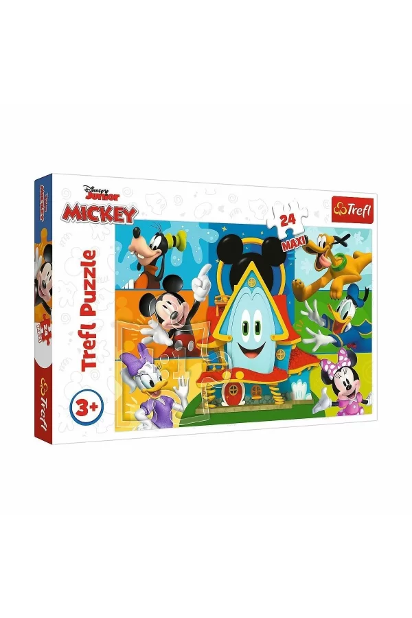 Puzzle-14351 Maxi Mickey Mouse 24 Parça Çocuk Puzzle