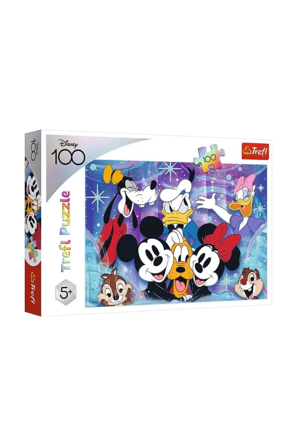 Puzzle-16462 Disney Trefl Puzzle 100 Parça