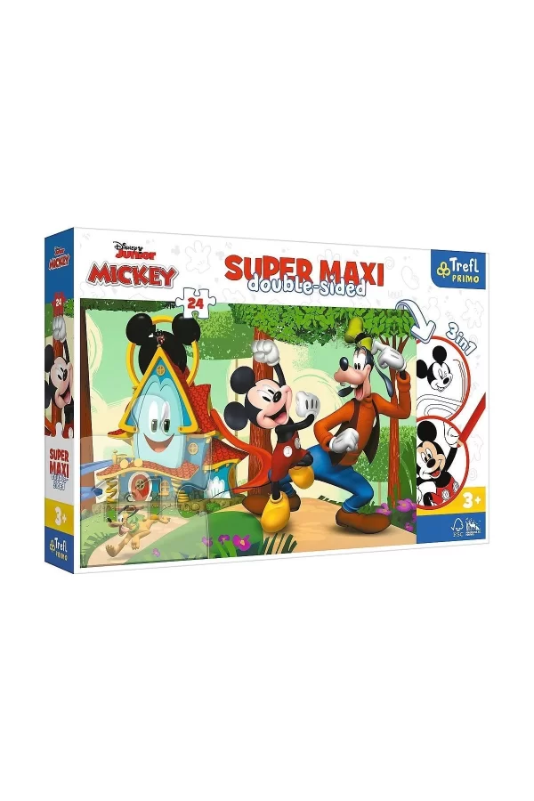 Puzzle-41012 Süper Maxi Mickey 24 Parça Çocuk Puzzle